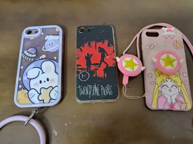 Capas Celular iPhone SE 2020 + Redmi Note 8T - 4 Modelos
