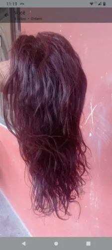 Desapegando leice ruivo cabelo humano adulado