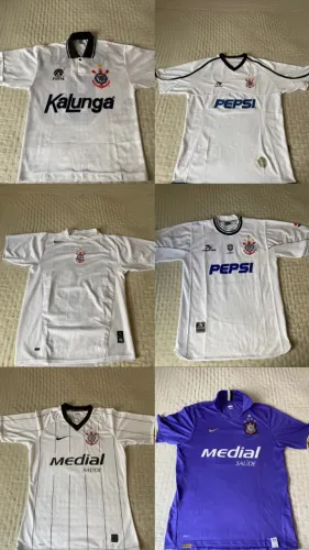 Camisas Corinthians anos 2000