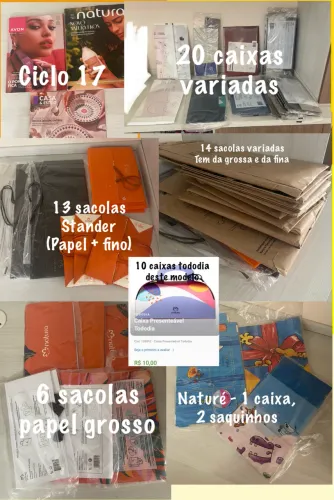 66 Embalagens Natura +85% Desconto - para consultoras