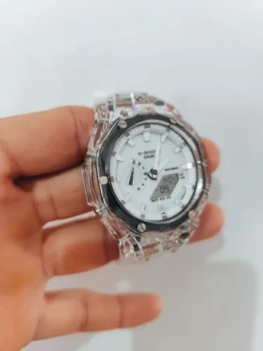 G-Shock Casio Transparente - Relógio Moderno e Estiloso