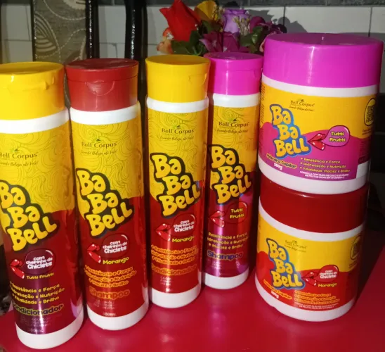 Kit Capilar Ba Ba Bell Tutti Frutti e Morango