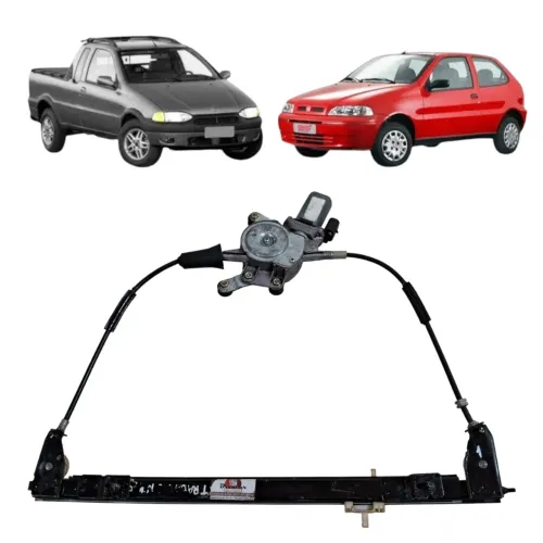 Maquina Vidro Eletrico Esquerdo Fiat Strada Palio 2 Portas