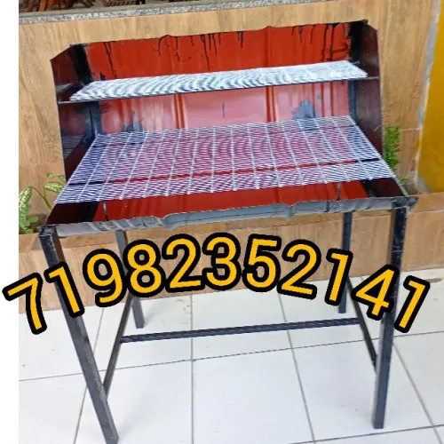Churrasqueira Espetinho 2 grelhas 40cm largura