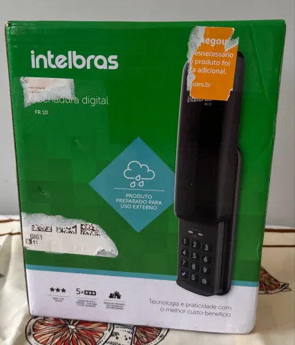 Fechadura Digital de Sobrepor com Senha FR 10 Preto Intelbras