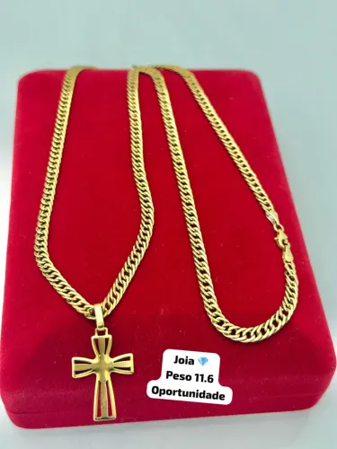 Corrente de ouro 18k 11.6g Nova Exclusiva | Certificado de Garantia | loja física