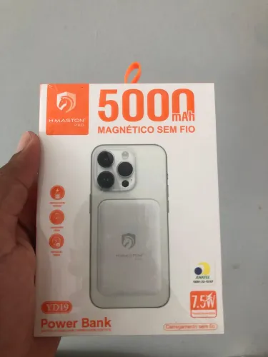 Carregador por indução 5000 mAh - ENTREGA A DOMICÍLIO