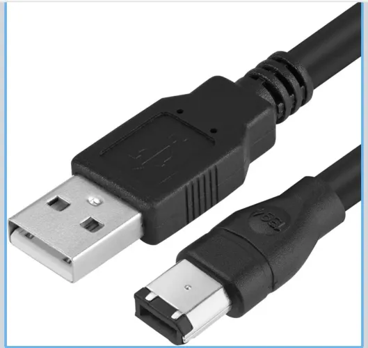 Cabo FireWire USB raro e novo 
