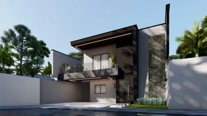 Casa duplex com quatro  suítes no Eusébio - 180m²