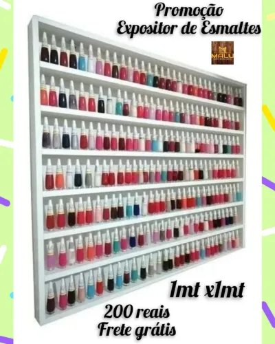 Expositor de esmaltes promocional