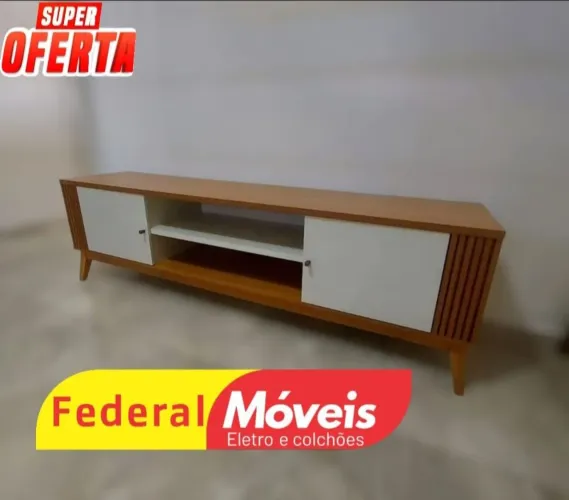 Rack Simples para TV 2,00m - Novo e Versátil!