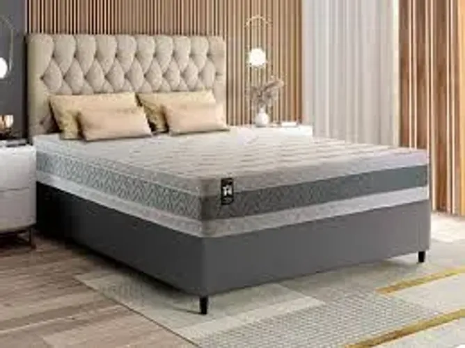 Cama Box Casal com Cabeceira - Conforto e Elegância