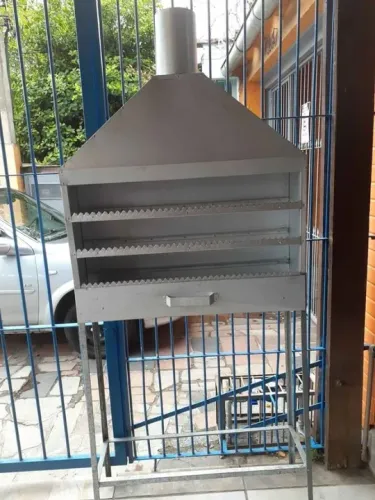 CHURRASQUEIRA PARA ESPETINHOS - RENDA EXTRA