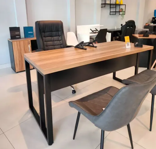 Mesa de escritório INDUSTRIAL 1.50x0.70 - LOJA IKONMIXOFFICE MÓVEIS PARA ESCRITÓRIO
