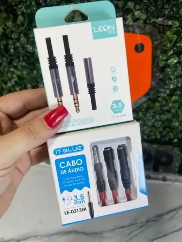 Cabo Adaptador P3/p2 macho e femea varios modelos