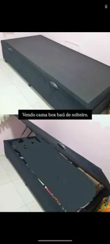 Cama baú solteiro
