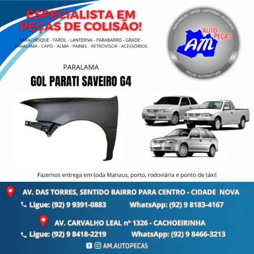 paralama gol parati saveiro g4