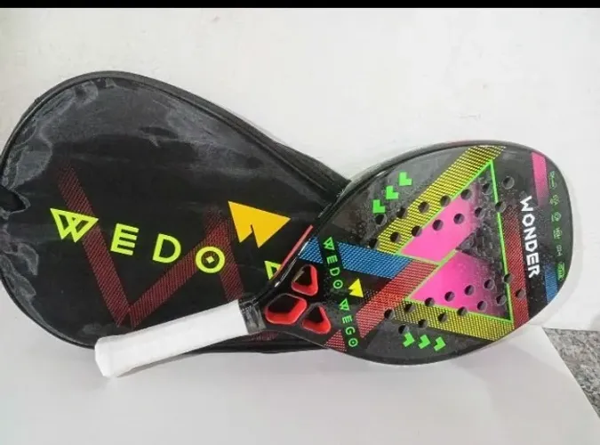 raquete de tenis de praia fibra carbono