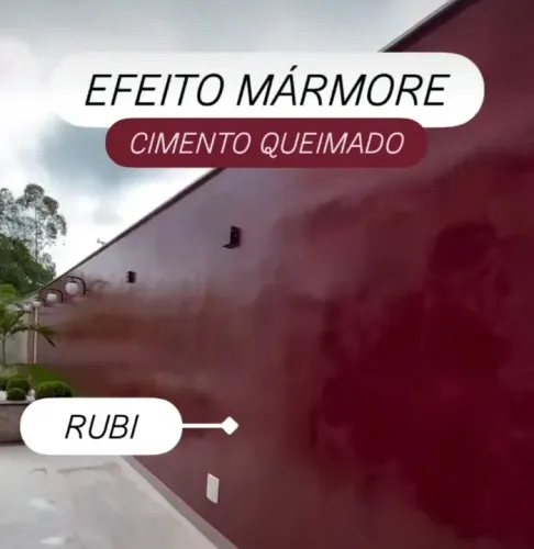 Efeito cimento queimado 