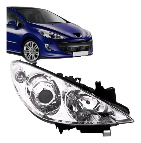 Farol Peugeot 307 2007 08 09 10 11 2012 Elétrico Com Motor