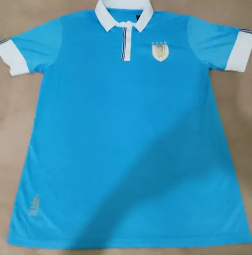 Camisa G Uruguai Polo 2024/25 Torcedor Masculina Copa América - Azul Celeste
