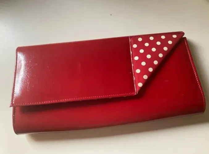  carteira p festa detalhe em poá BAIXEI