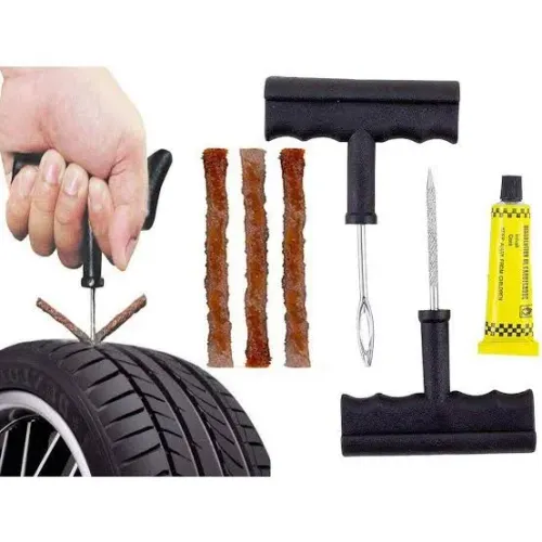Kit de Reparo Remendo Macarrão de Pneus para Motos