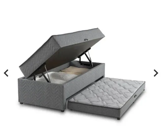 Cama kappesberg solteiro/ baú / cama auxiliar