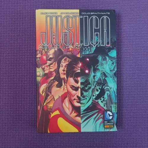 JUSTIÇA EDIÇÃO DEFINITIVA HQ PT BR CAPA DURA DC PANINI