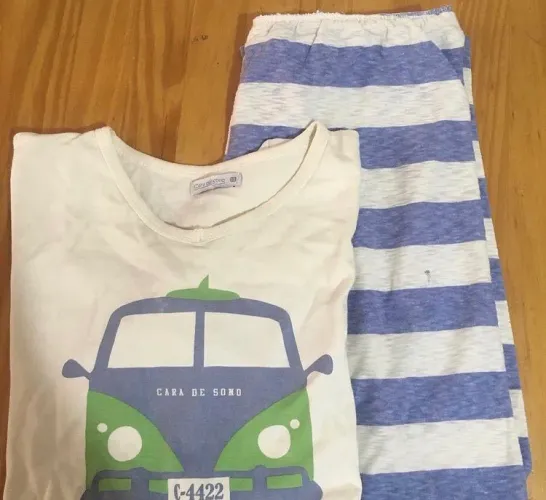 Pijama infantil Kombi tamanho 12