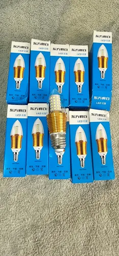 Lâmpadas LED  -  formato vela -  Novo