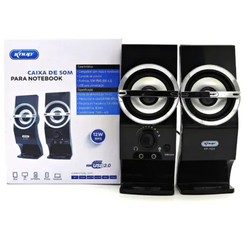 Caixa de Som USB Multimídia para Computador  PC/Notebook/Mac Alto-falantes