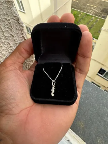 Colar de prata com pingente - Prata 925k