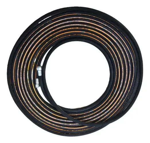 Mangueira Hidraulica GTOP GBR 4 Tramas De Aço 1/2'' 20metros 415Bar/6018Psi MONTADA 