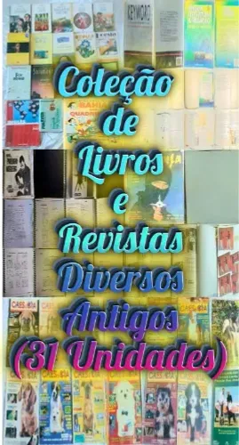 Livros e Revistas Diversos Antigos