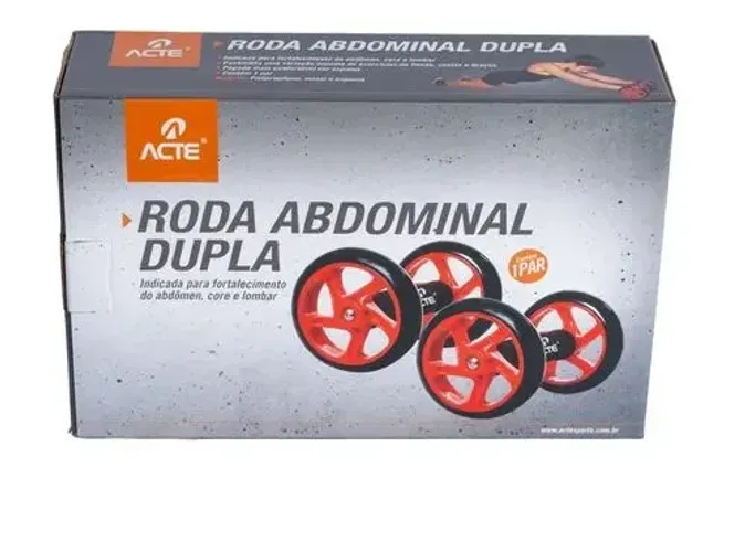 Roda abdominal dupla 