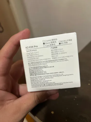Fone KZ EDX Pro - Novo Lacrado