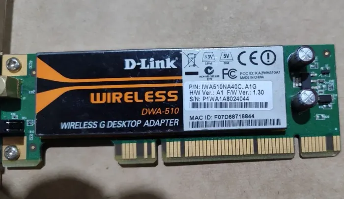 Placa De Rede Wireless D-link Dwa-510