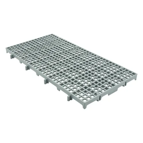 7711- ESTRADO PLASTICO EST2,5 2.5X25X50 CINZA DELLAPLAST