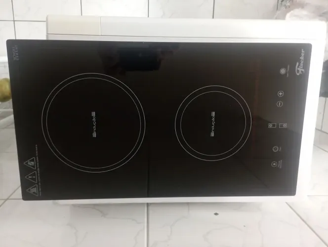Fogão Cooktop 2 bocas por indução 