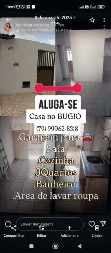 Casa no bugio etapa 3 em frente a praça do bar do invocado