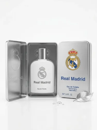 Perfume Real Madrid Official 100ml Eau De Toilette - Importado na Lata (Original)