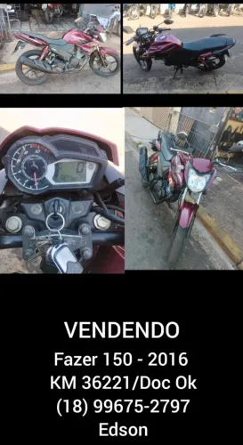 Moto fazer 150 Flex 2016