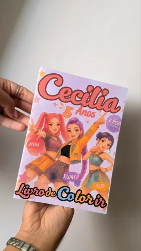 Livro de colorir - personalizado 