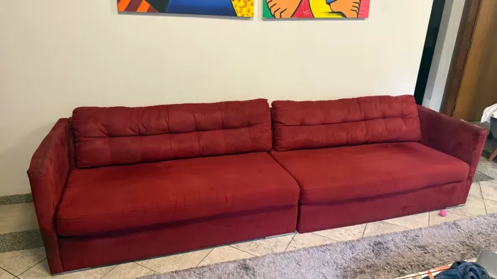 Sofá Vermelho 290cm