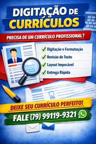 Digitação de currículo