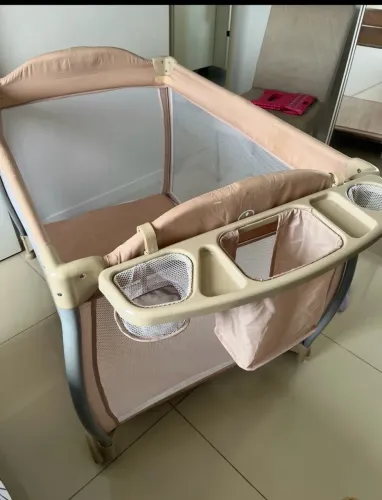 Vendo Berço Portátil Burigotto Completo - Estado de Novo!