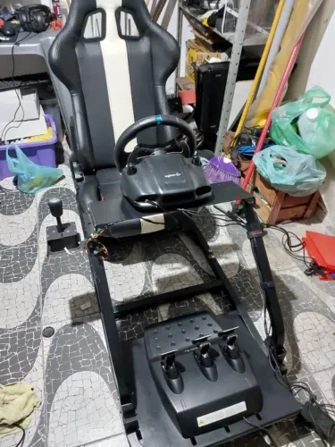 Cockpit banco DX Racer + Volante Logitech G29