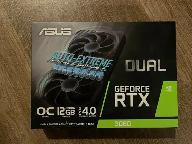 ASUS 3060 OC 12GB GDDR6 192BITS ZERADA NA CAIXA + GARANTIA ! IGUAL 2080 4060 6650 !!!