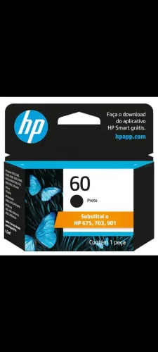 Cartucho Hp 60 preto